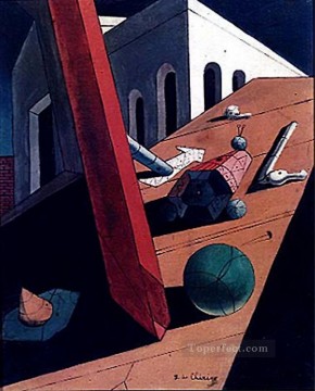  Chirico Pintura al %C3%B3leo - El genio malvado de un rey 1915 Giorgio de Chirico Surrealismo metafísico